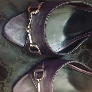 Gucci Horsebit open toes